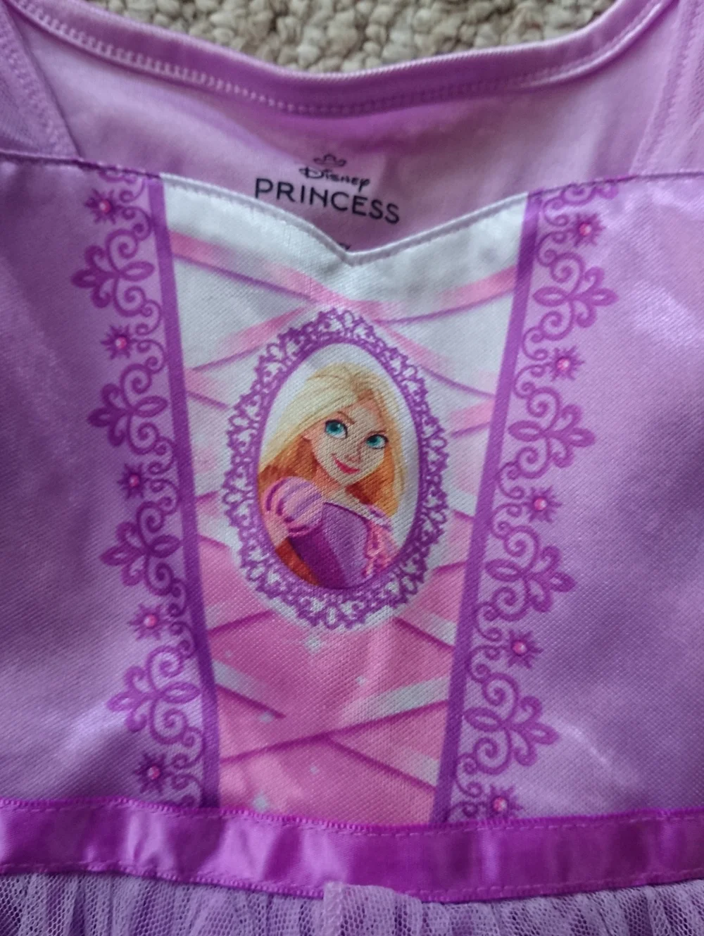 Disney Purple Rapunzel Tulle Princess Nightgown Size 3T - Picture 7 of 10